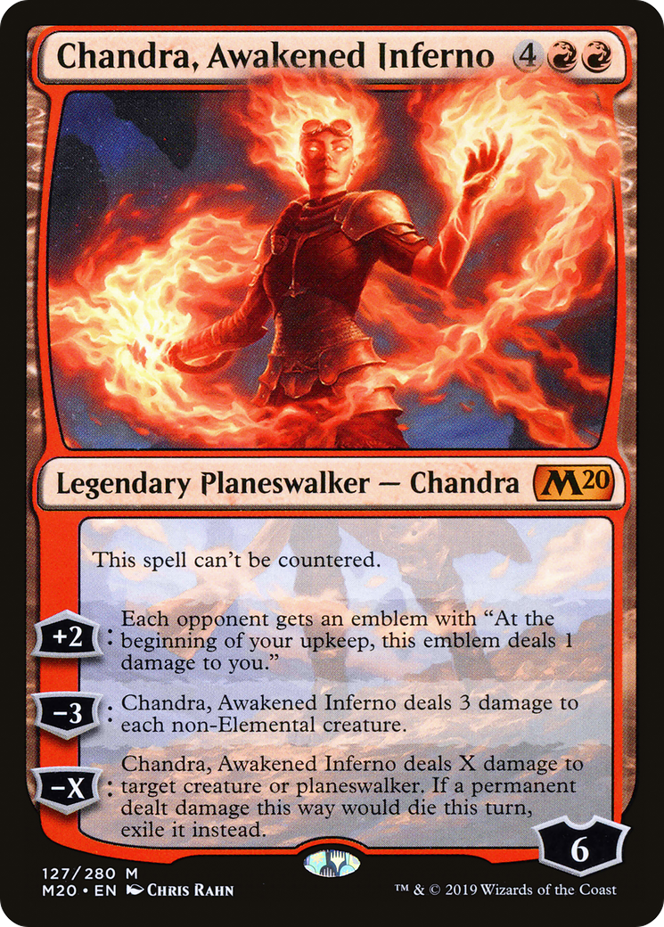 Chandra, Awakened Inferno (M20-127)  Foil