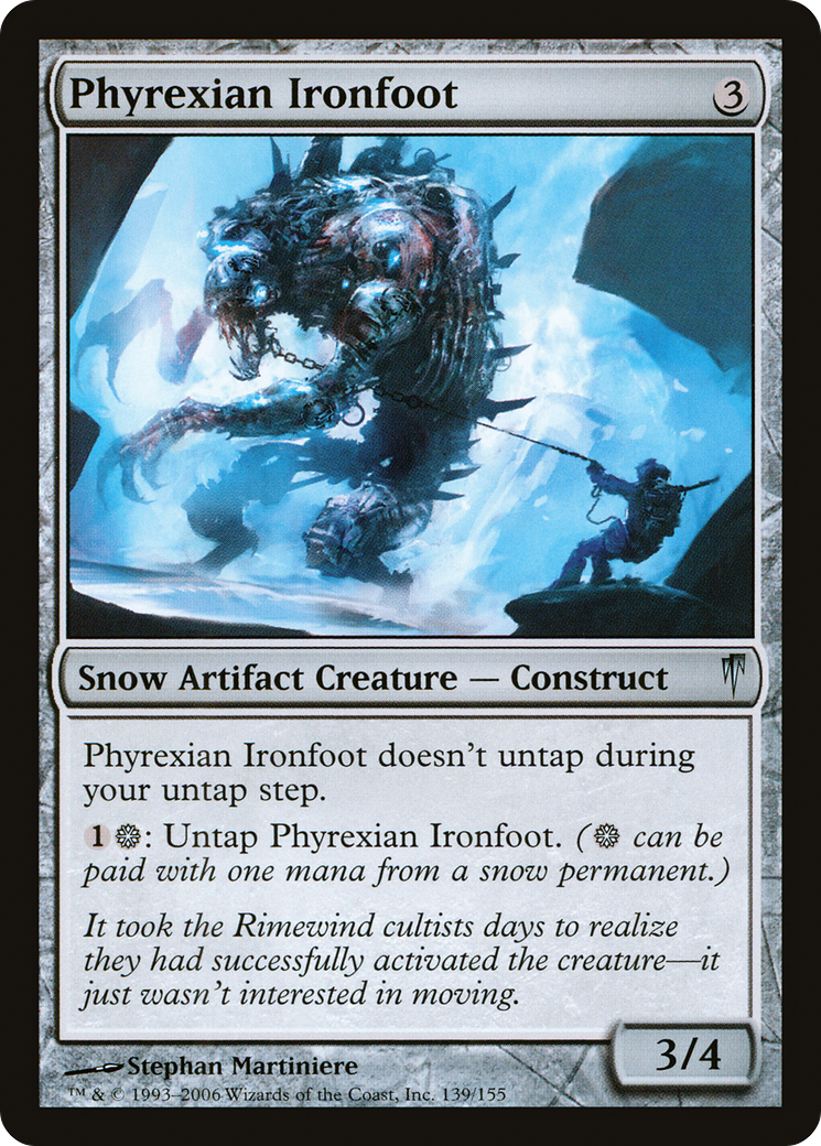 Phyrexian Ironfoot (CSP-139)  Foil