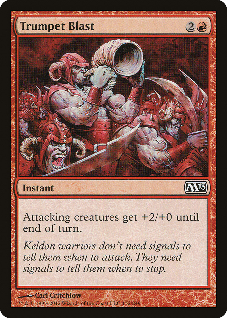 Trumpet Blast (M13-152)  Foil