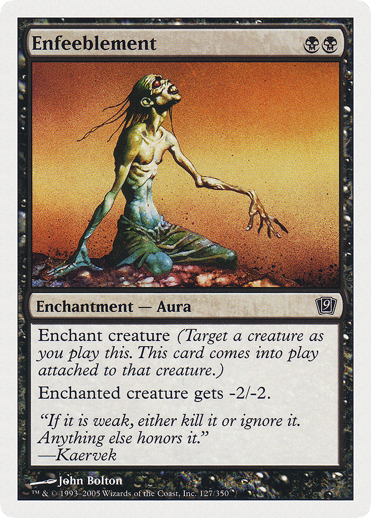 Enfeeblement (9ED-127)  Foil