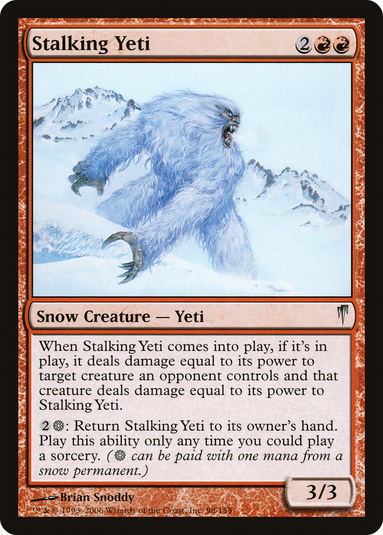 Stalking Yeti (CSP-098)  Foil
