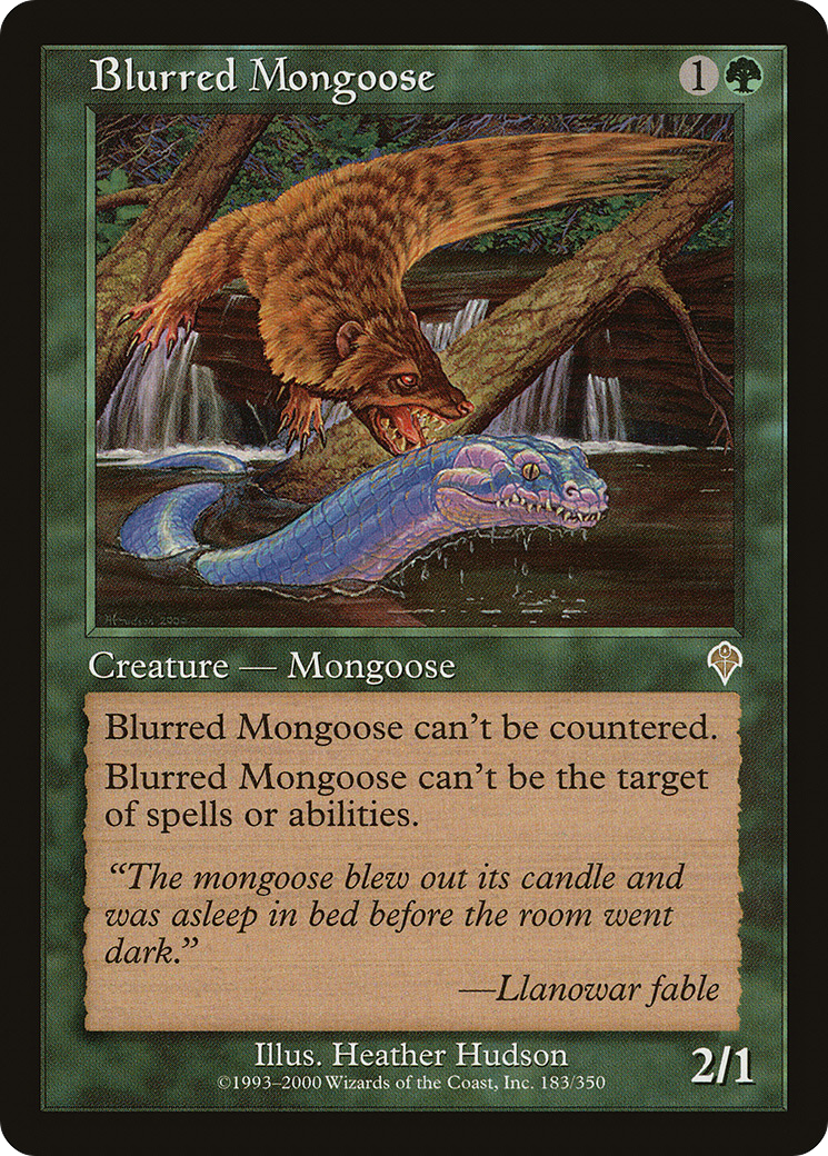 Blurred Mongoose (INV-183)  Foil