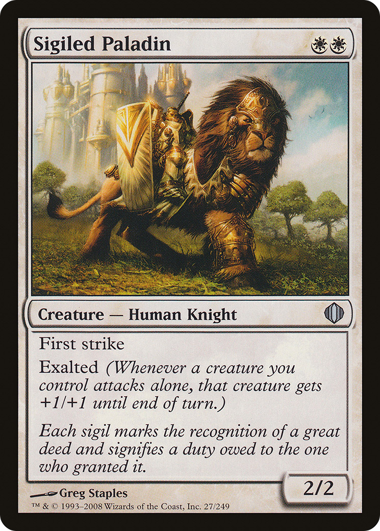 Sigiled Paladin (ALA-027)