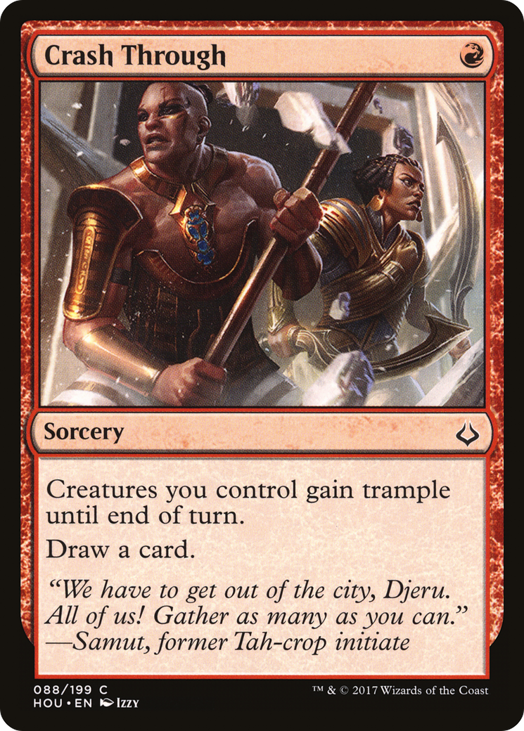 Crash Through (HOU-088)  Foil