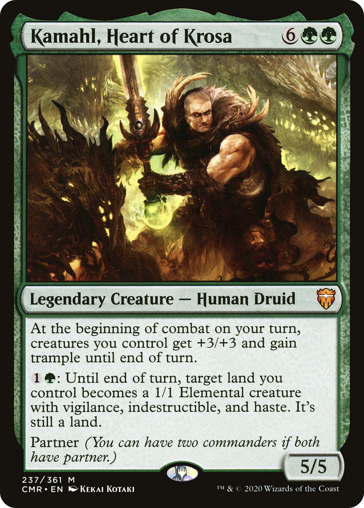 Kamahl, Heart of Krosa (CMR-237)  Foil