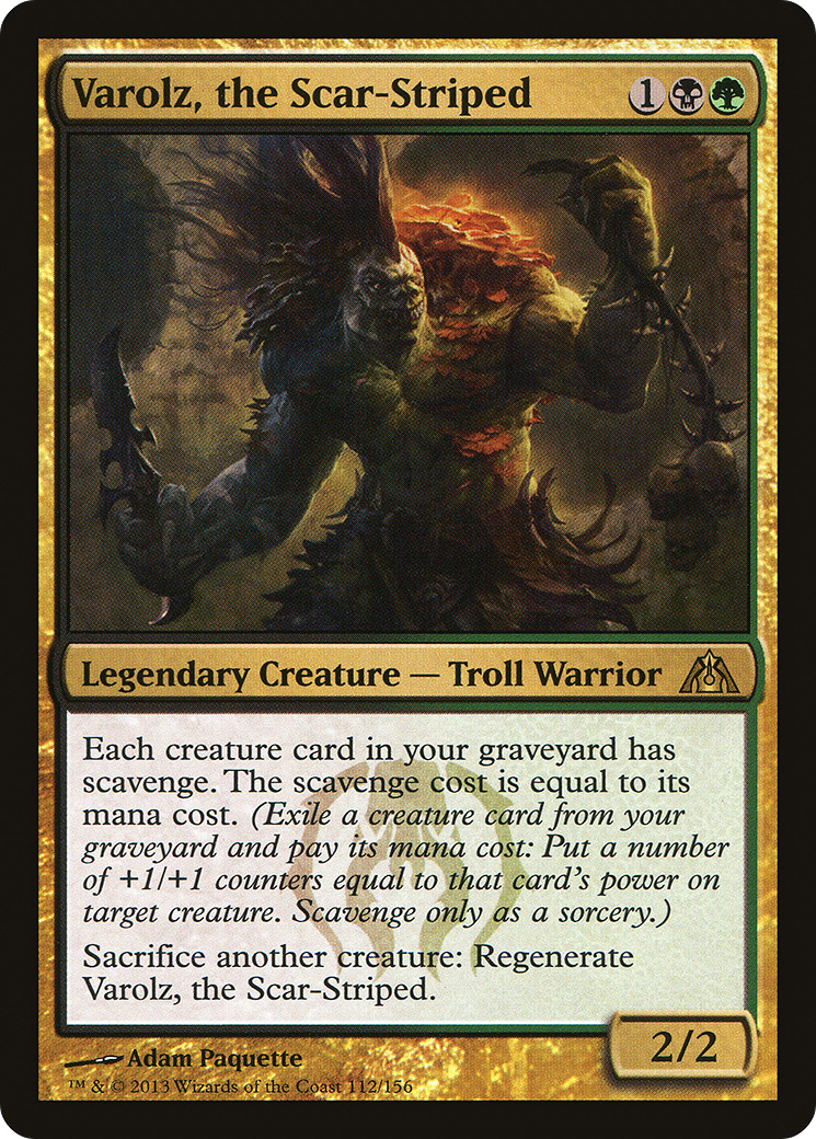 Varolz, the Scar-Striped (DGM-112)  Foil