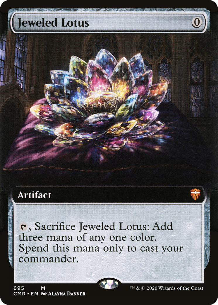 Jeweled Lotus (Extended Art) (CMR-695)  Foil