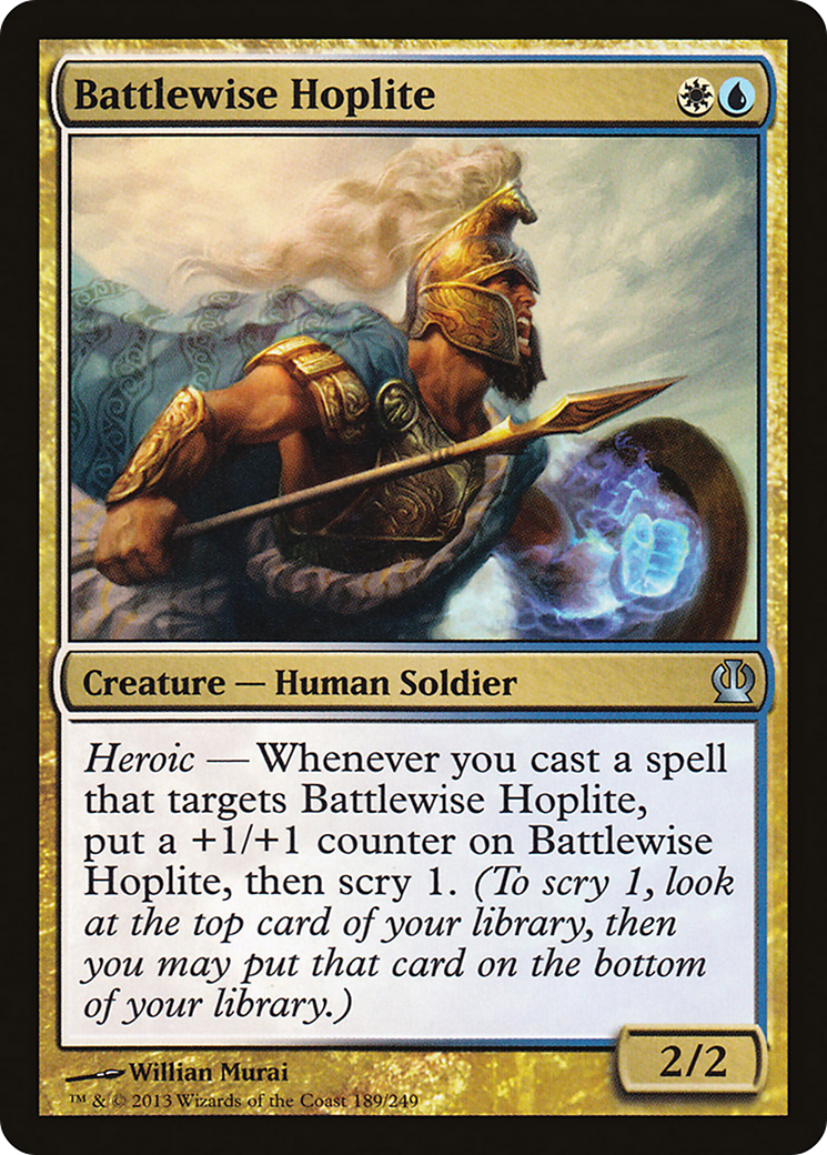 Battlewise Hoplite (THS-189)  Foil