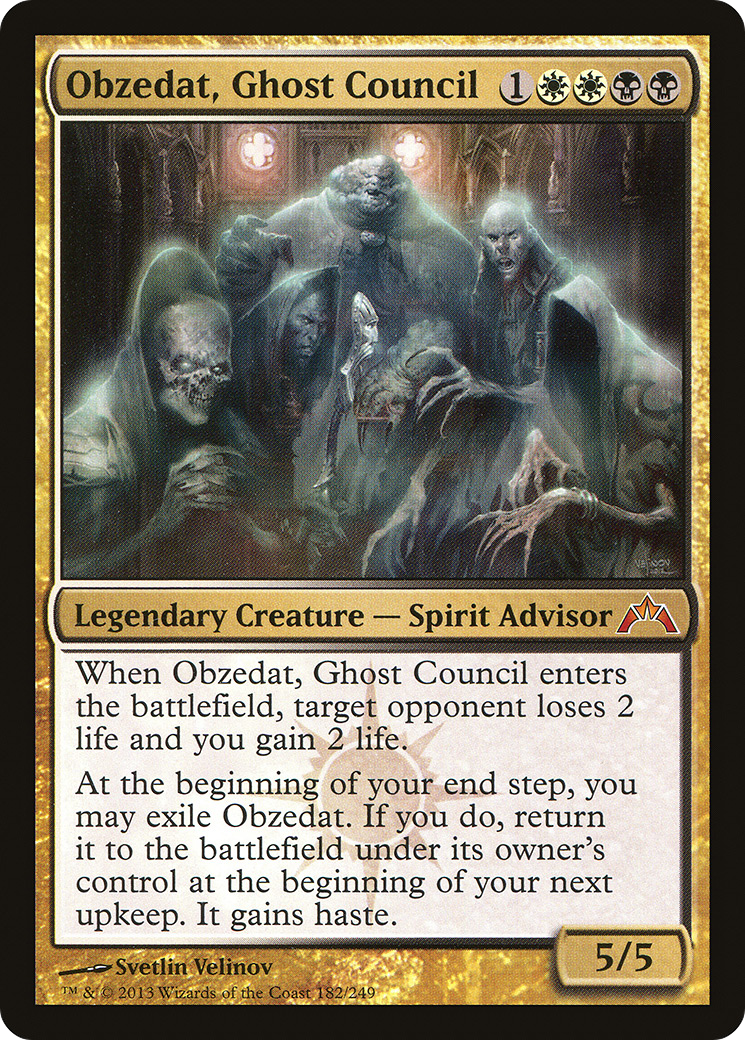 Obzedat, Ghost Council (GTC-182)  Foil