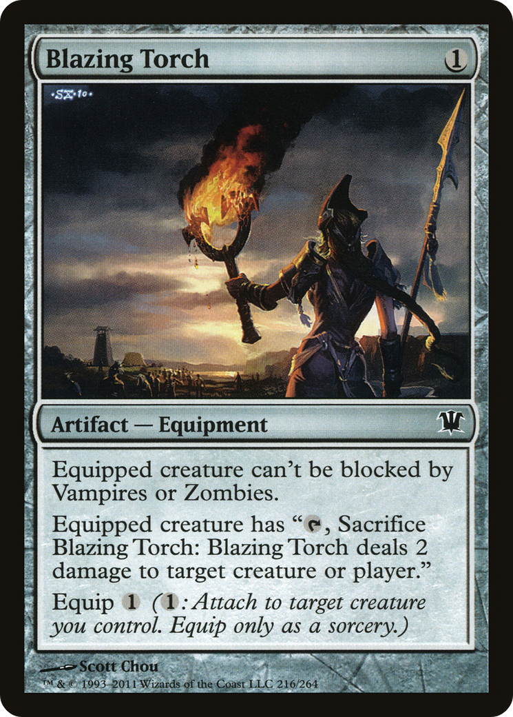Blazing Torch (ISD-216)  Foil