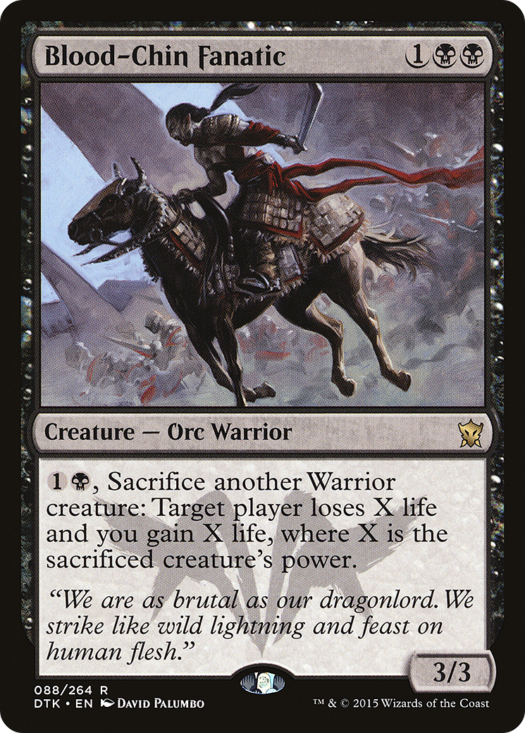 Blood-Chin Fanatic (DTK-088)  Foil
