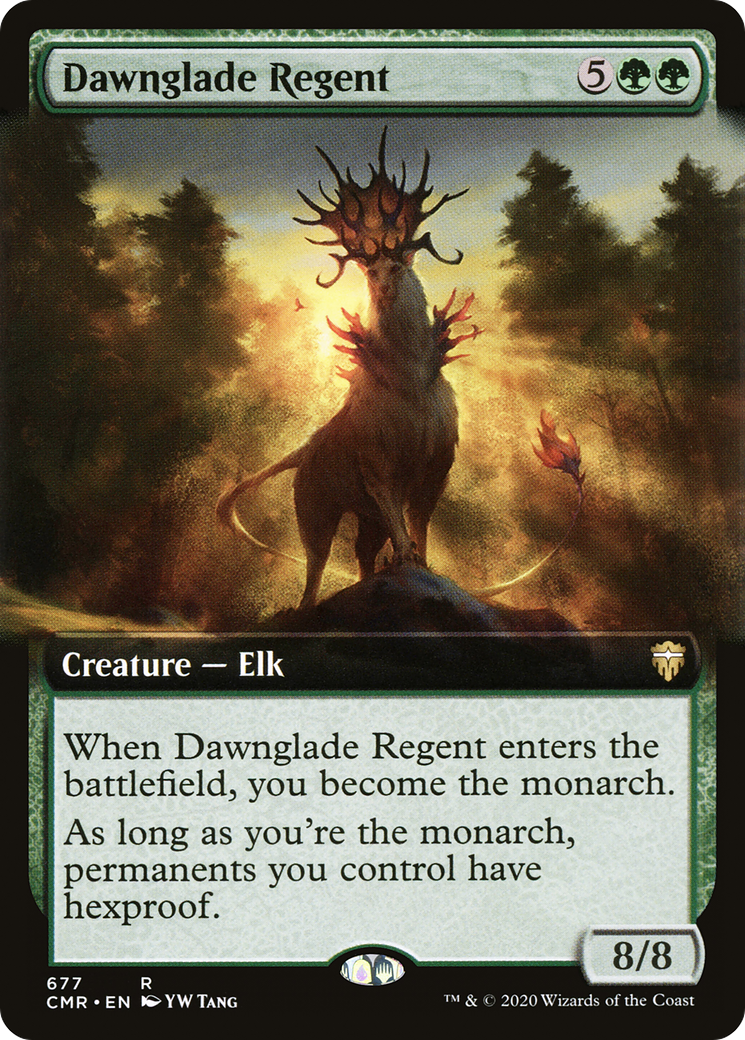 Dawnglade Regent (Extended Art) (CMR-677)  Foil