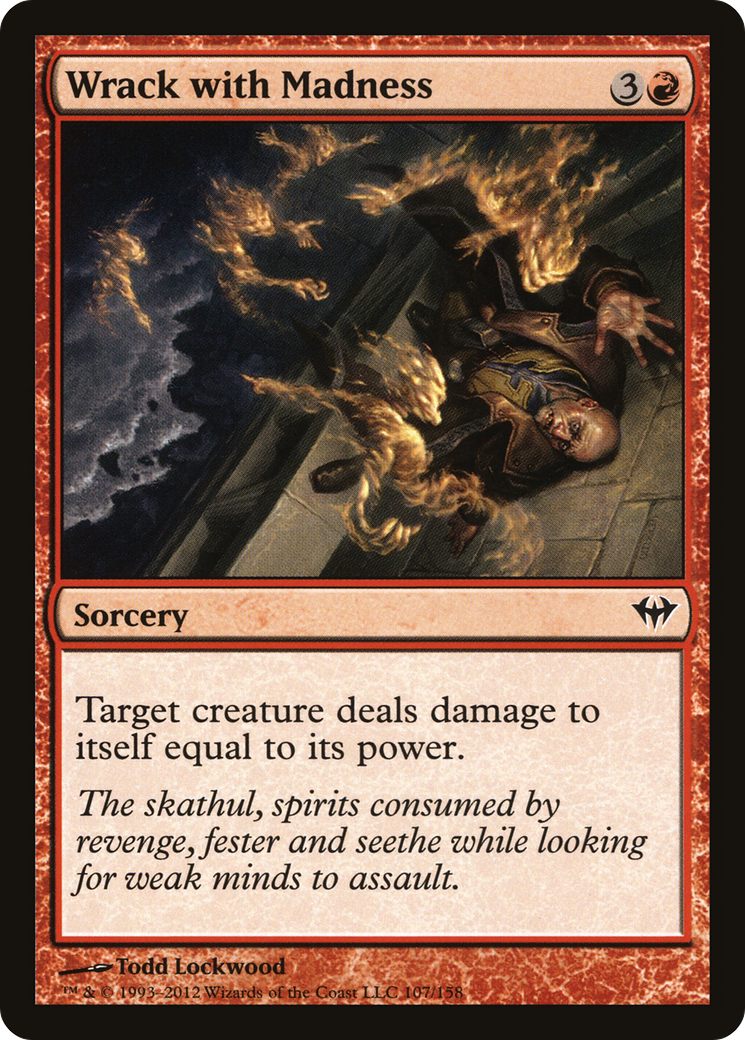 Wrack with Madness (DKA-107)  Foil