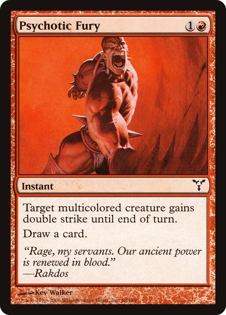 Psychotic Fury (DIS-068)  Foil