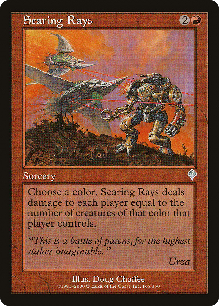 Searing Rays (INV-165)  Foil
