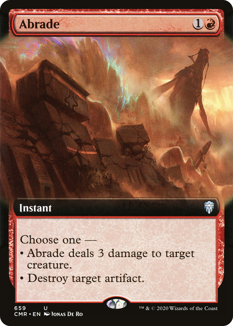 Abrade (Extended Art) (CMR-659)  Foil