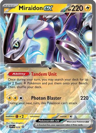 Miraidon ex 028 - Holofoil - Promo