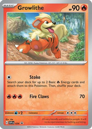 Growlithe 024 - Holofoil - Promo