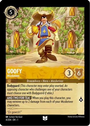 Goofy (Musketeer) - 4/204 - Uncommon