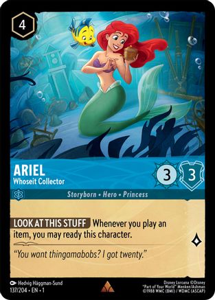 Ariel (Whoseit Collector) - 137/204 - Rare