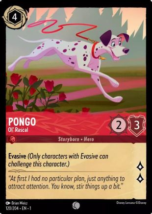 Pongo (Ol' Rascal) - 120/204 - Common (Foil)