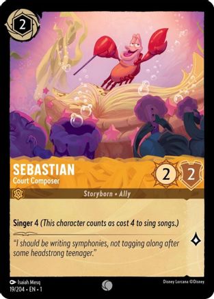 Sebastian (Court Composer) - 19/204 - Common (Foil)