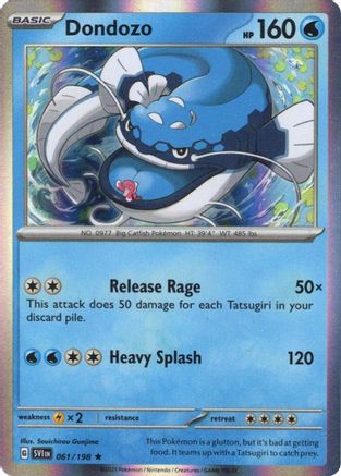 Dondozo (Line Holo) 061/198  - Holofoil Miscellaneous Cards & Products - Rare