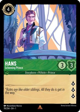 Hans (Scheming Prince) - 78/204 - Rare (Foil)