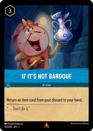 If It's Not Baroque - 162/204 - Rare (Foil)