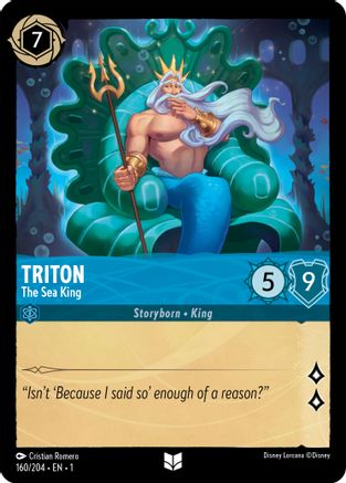 Triton (The Sea King) - 160/204 - Uncommon (Foil)