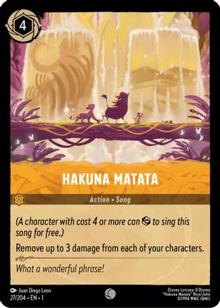 Hakuna Matata - 27/204 - Common (Foil)