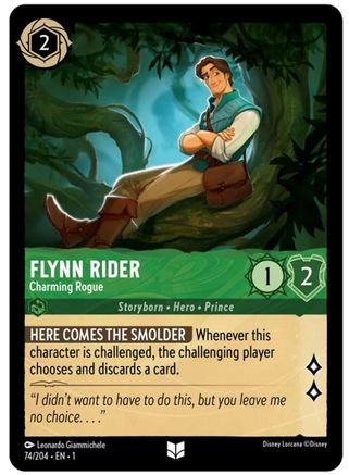 Flynn Rider (Charming Rogue) - 74/204 - Uncommon (Foil)