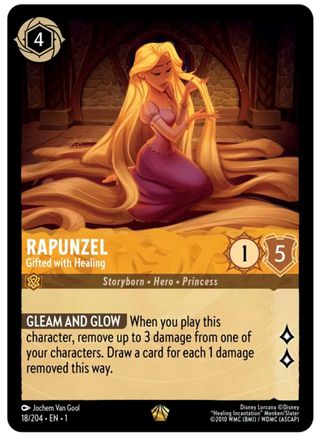 Rapunzel (Gifted with Healing) - 18/204 - Legendary (Foil)