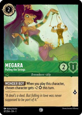 Megara (Pulling the Strings) - 87/204 - Common (Foil)