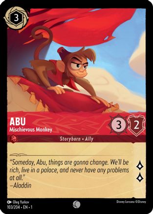 Abu (Mischievous Monkey) - 103/204 - Common (Foil)
