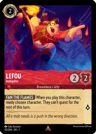 Lefou (Instigator) - 112/204 - Rare (Foil)