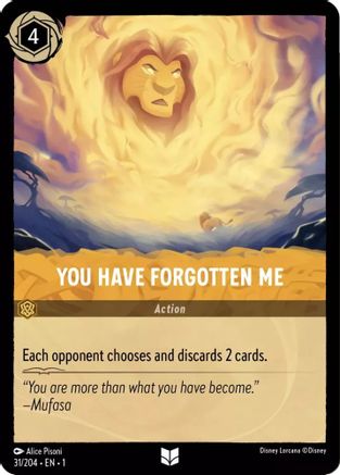 You Have Forgotten Me - 31/204 - Uncommon (Foil)