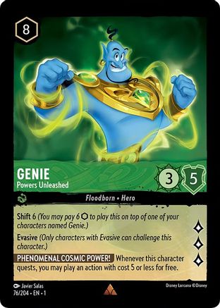 Genie (Powers Unleashed) - 76/204 - Rare (Foil)
