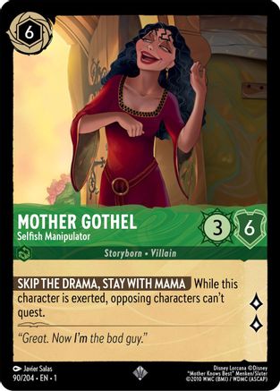 Mother Gothel (Selfish Manipulator) - 90/204 - Super Rare (Foil)