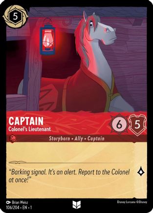 Captain (Colonel's Lieutenant) - 106/204 - Uncommon (Foil)