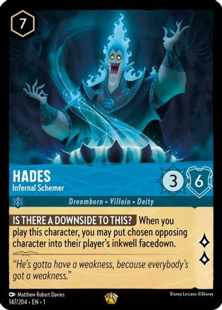 Hades (Infernal Schemer) - 147/204 - Legendary
