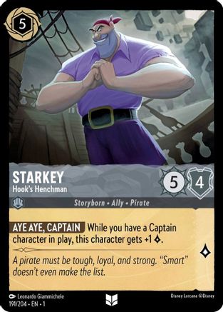 Starkey (Hook's Henchman) - 191/204 - Uncommon