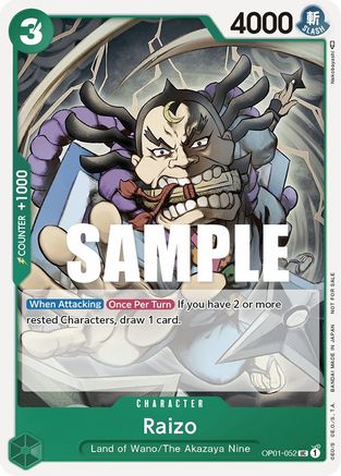 Raizo (Event Pack Vol. 2) - OP01-052 - Promo