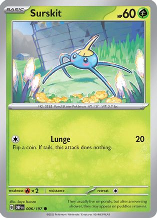 Surskit 6 - Common - Reverse Holo