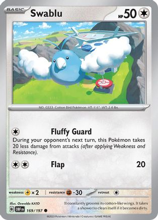 Swablu 169 - Common - Reverse Holo