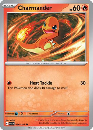 Charmander 26 - Common - Reverse Holo