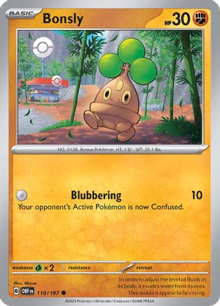 Bonsly 110 - Common - Reverse Holo
