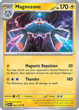 Magnezone 065  SV03 Obsidian Flames - Uncommon
