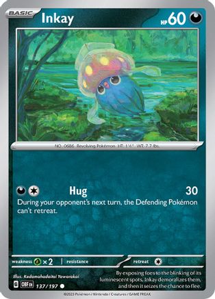 Inkay 137 - Common - Reverse Holo