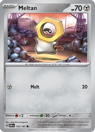 Meltan 152 - Common - Reverse Holo